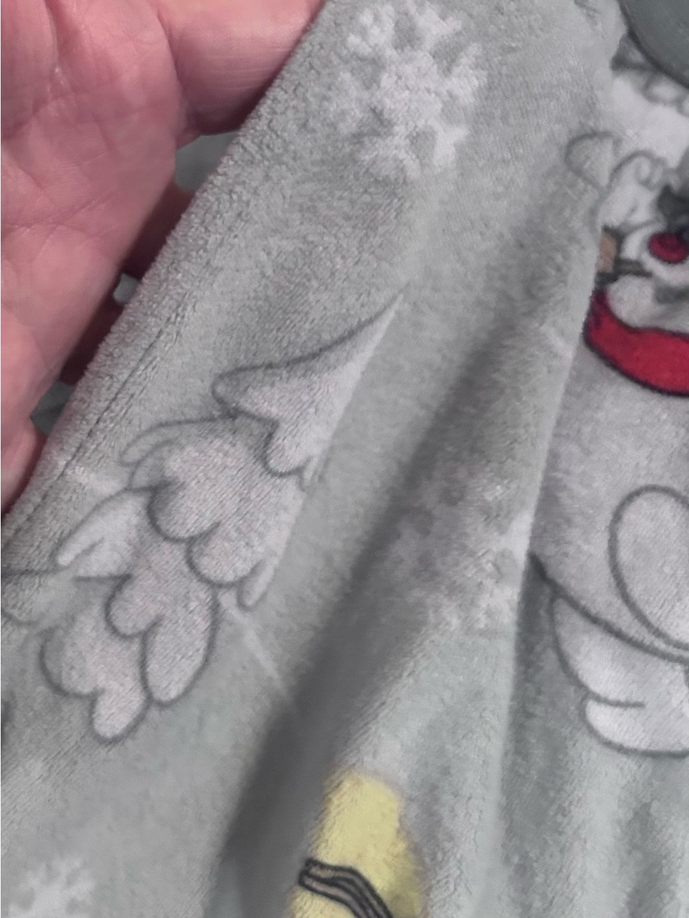 Frosty The Snowman Fleece Gray Pajama Pants with Snowman Print. Size XL - Picture 5 of 9
